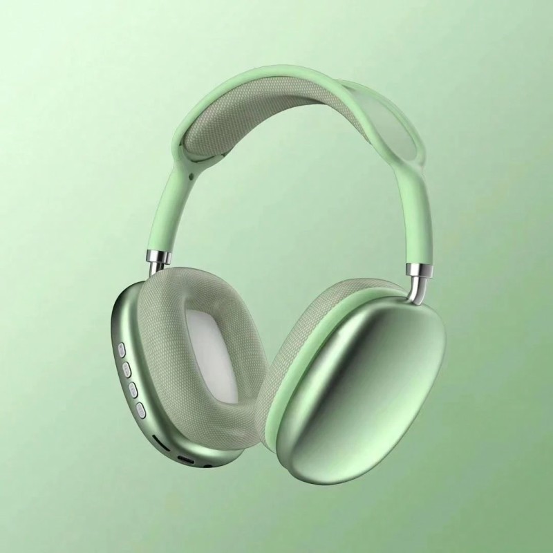 New Max P9 Pro Wireless Bluetooth Headphones HiFi Stereo Noise Cancelling Waterproof Mic Pods Over Ear Sports