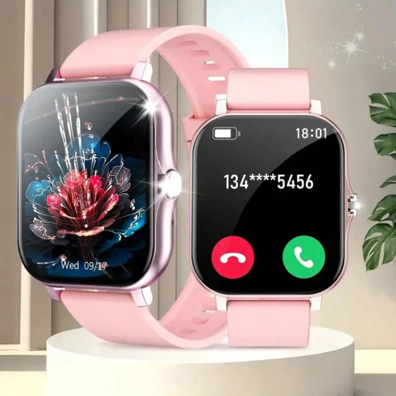 LOMAXFR Smart Watch, Wireless Calling /Dial, Multi -Sport Mode, Calling Reminder And Rejection,Information Reminder,SMS Reminder,Holiday Gifts, Birthday Gifts