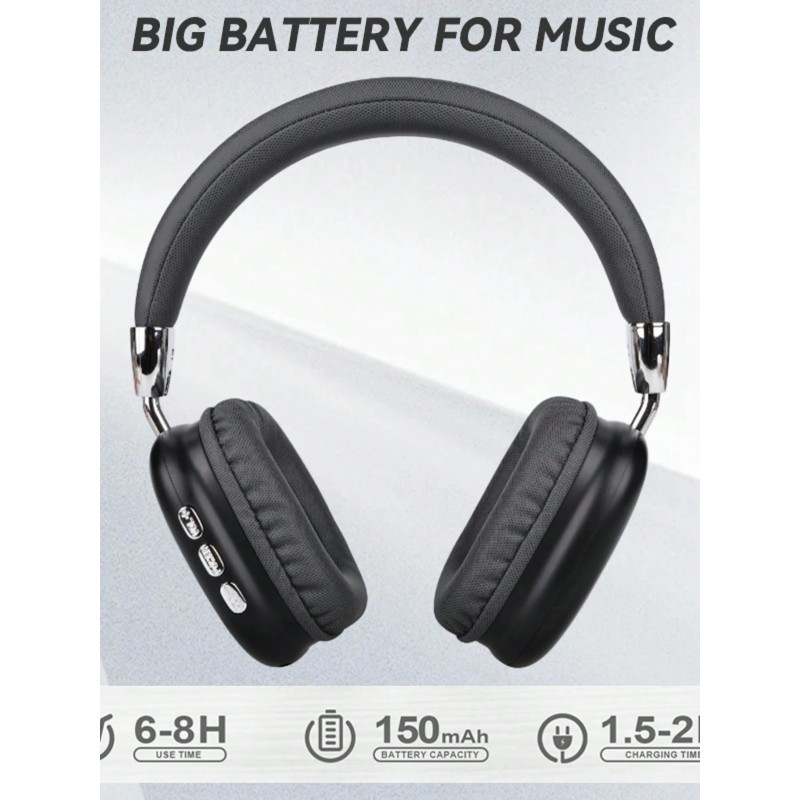 Upgraded High-Quality Wireless Earphones, Lightweight And Foldable Design, Built-In Microphone, Suitable For Travel And Work, Suitable For Stereo Laptops And Phones, IOS Wireless Gaming Earphones, Christmas Gifts.