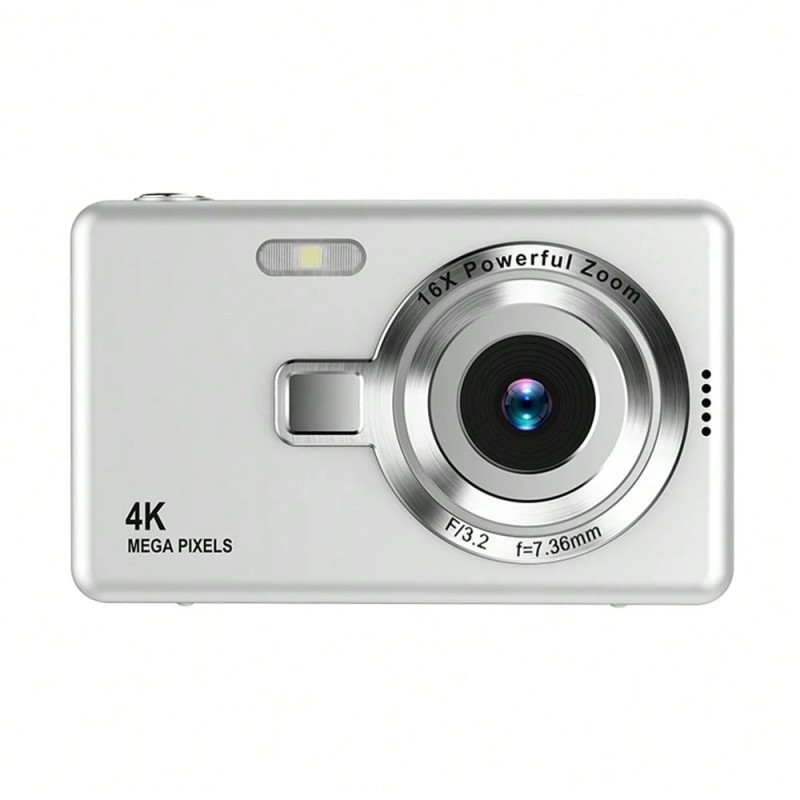 Auto Focus 50MP 4K Face Detection 2.4-Inch 16X Zoom Rechargeable Battery Pocket Cinema Digital Compact Video Cameras