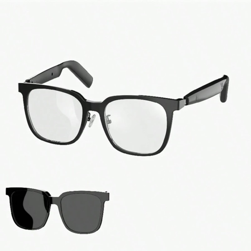 ZZLOVE AI Smart Translation Glasses, Bluetooth 5.4 Wireless Headphones, With International Languages, 360° Surround Sound, High-Fidelity Sound, Call Answering, Touch Control.