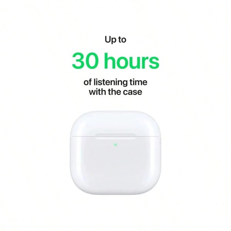  AirPods 4 White In Ear Headphones MXP93LL/A