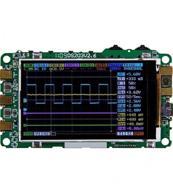 DSO203 4-Ch Handheld Mini Digital Oscilloscope DSO203 4-Ch Handheld Mini Digital Oscilloscope