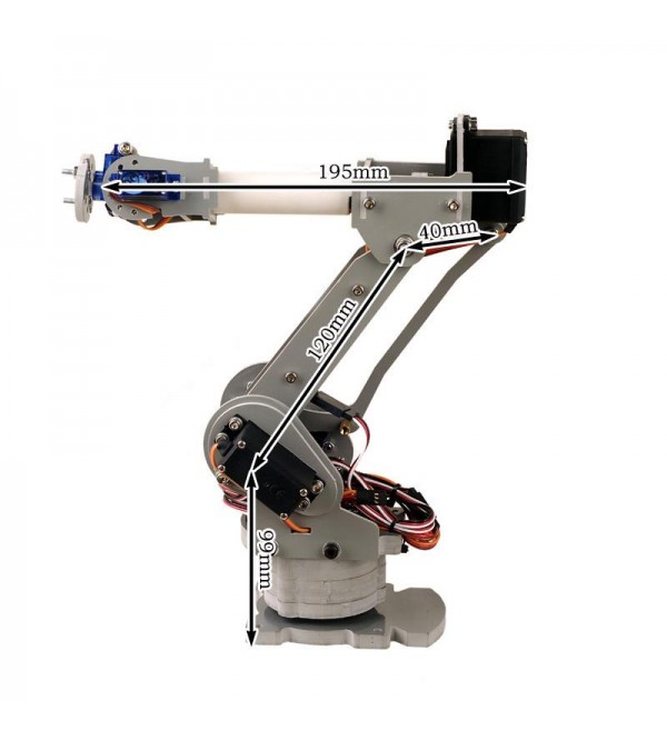 6-Axis Desktop Robotic Arm, Assembled 6-Axis Desktop Robotic Arm, Assembled
