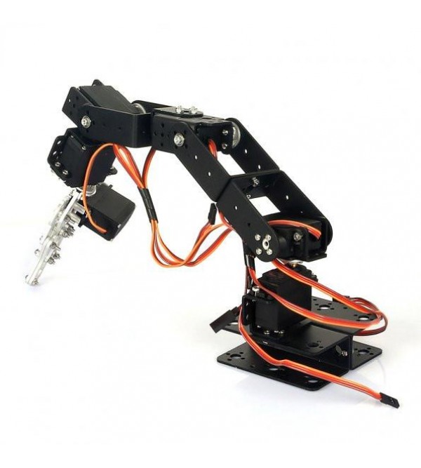 6-Axis Mechanical Desktop Robotic Arm, Frame & Servo Kit 6-Axis Mechanical Desktop Robotic Arm, Frame & Servo Kit