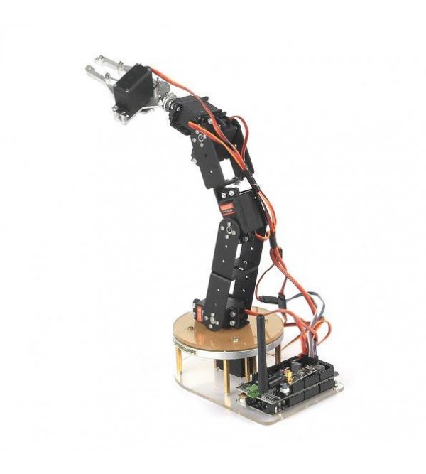 6-Axis Mechanical Desktop Robotic Arm, Frame & Servo Kit 6-Axis Mechanical Desktop Robotic Arm, Frame & Servo Kit