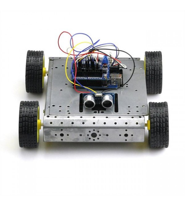 Mobile Car Kit, Sensor Shield V5, 4WD Mobile Platform, Dual H Bridge Stepper Motor Driver Mobile Car Kit, Sensor Shield V5, 4WD Mobile Platform, Dual H Bridge Stepper Motor Driver