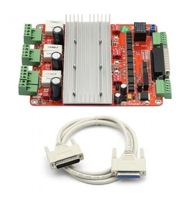 3-Axis CNC Stepper Motor Driver Controller Board & Cable 3-Axis CNC Stepper Motor Driver Controller Board & Cable