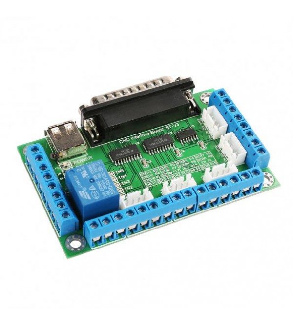 5-Axis CNC Breakout Board for Stepper Motor Driver 5-Axis CNC Breakout Board for Stepper Motor Driver