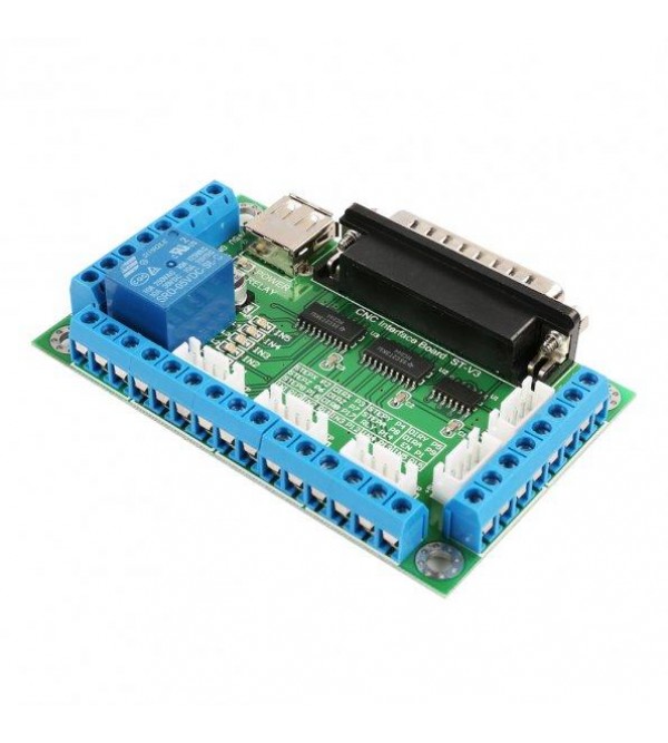 5-Axis CNC Breakout Board for Stepper Motor Driver 5-Axis CNC Breakout Board for Stepper Motor Driver