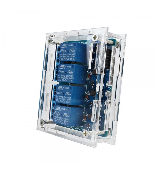 Acrylic Case for Relay Module 4-Channel