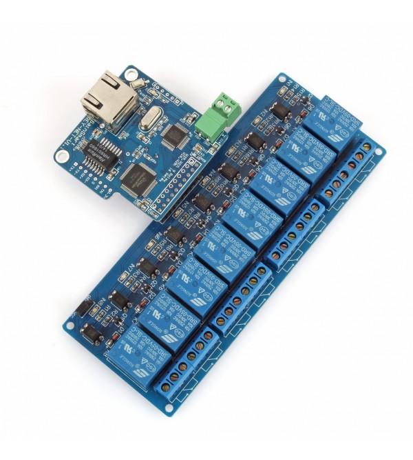 iMatic RJ45 TCP/IP Remote Control Board with 8-Ch Relay