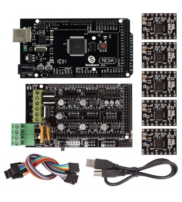 Mega 2560+A4988+RAMPs 1.4 3D Printer Kit Mega 2560+A4988+RAMPs 1.4 3D Printer Kit