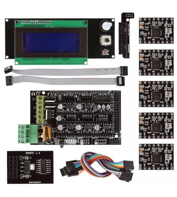 Mega 2560+A4988+RAMPs 1.4 3D Printer Kit Mega 2560+A4988+RAMPs 1.4 3D Printer Kit