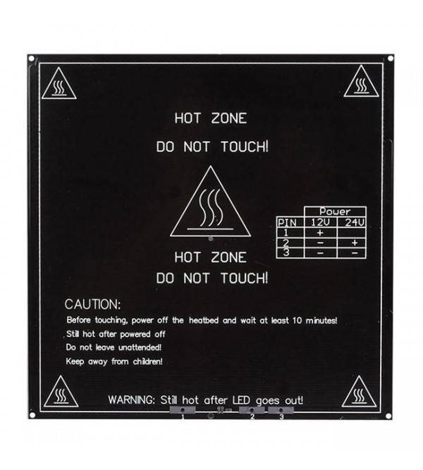 RepRap MK2B 3D printers Dual Power PCB HeatBed Heat Bed 12/24V Updated Version of MK2A RepRap MK2B 3D printers Dual Power PCB HeatBed Heat Bed 12/24V Updated Version of MK2A