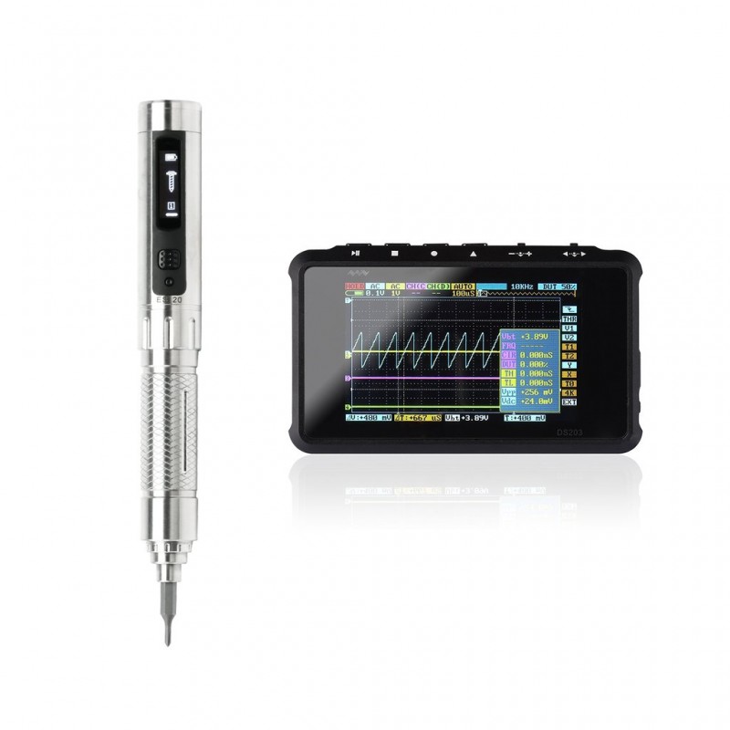 Special Bundle - Mini DSO203 Oscilloscope & ES120 Electric Motion-Sensing Screwdriver