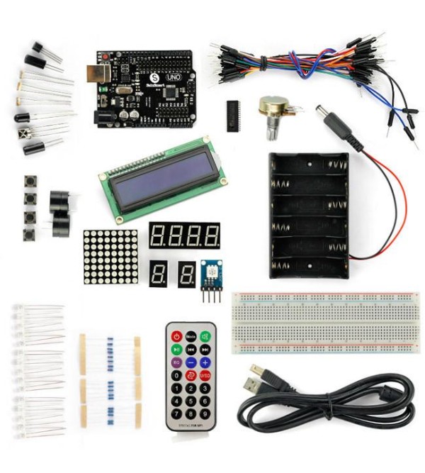 UNO R3+1602LCD Starter Kit with 17 Basic Arduino Projects UNO R3+1602LCD Starter Kit with 17 Basic Arduino Projects