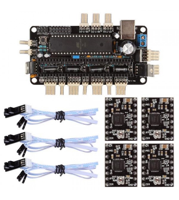 Sanguinololu Rev. 1.3 Atmega1284p + Endstop + A4988 3D Printer Kit For RepRap Sanguinololu Rev. 1.3 Atmega1284p + Endstop + A4988 3D Printer Kit For RepRap