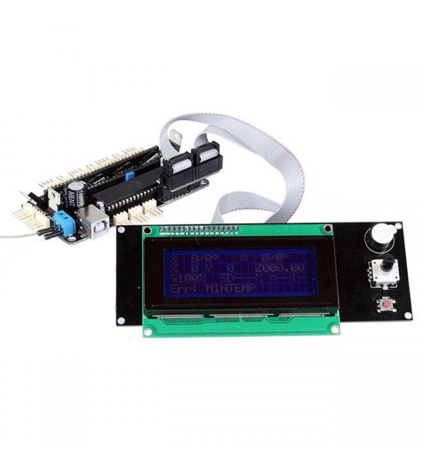 Sanguinololu 1.3 + LCD 2004 Controller + A4988 For 3D Printer Reprap Sanguinololu 1.3 + LCD 2004 Controller + A4988 For 3D Printer Reprap